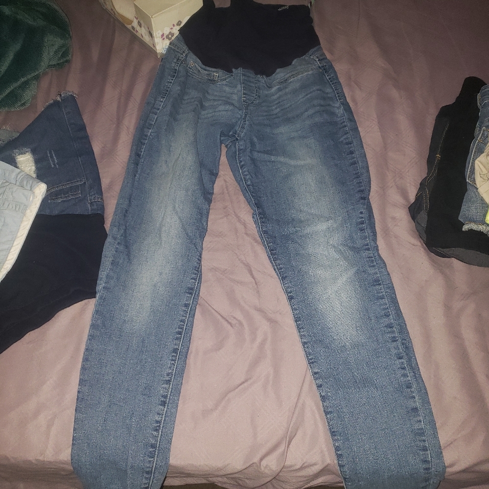 Levi womens maternity skinny jeans